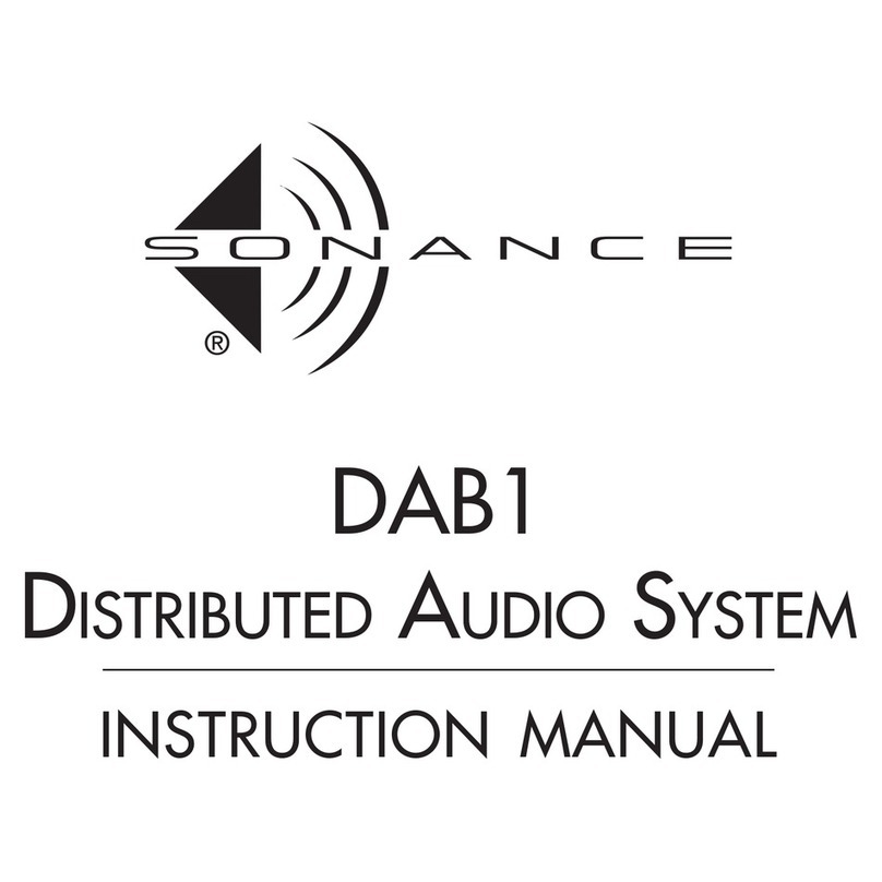 Sonance DAB1 User manual
