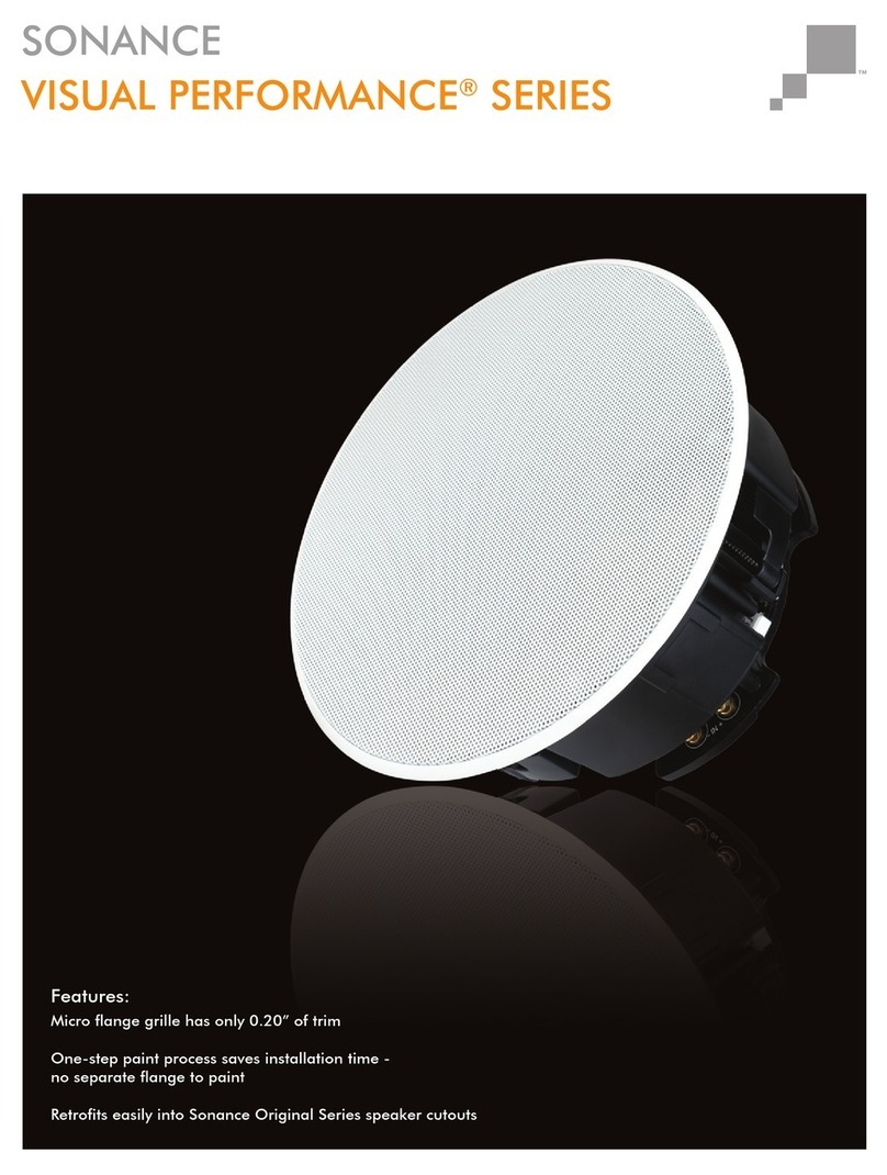 Sonance Visual Performance VP69 User manual