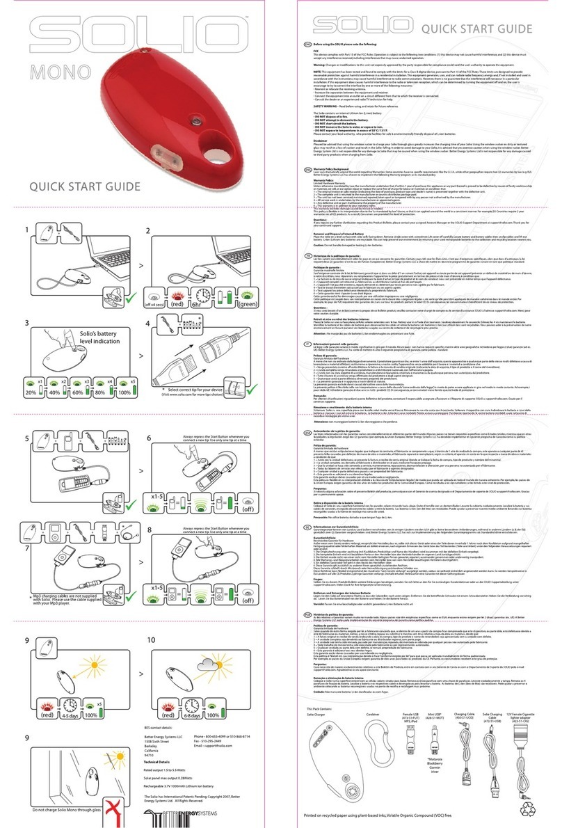 Solio Mono quick start guide
