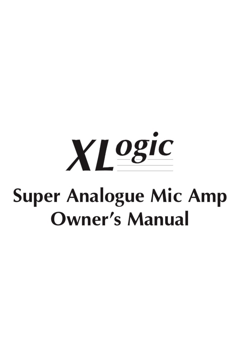 Solid State Logic 82S6XL020E owner's manual