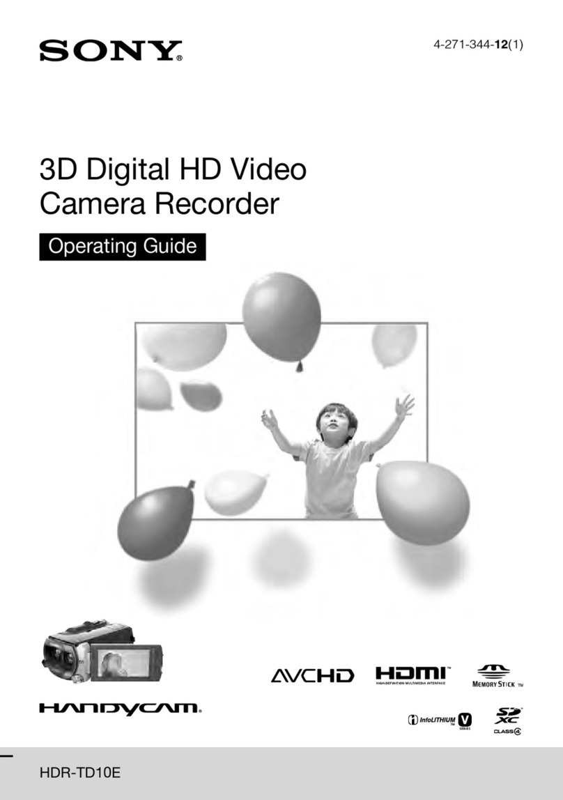 Sony Handycam HDR-TD10E operating guide
