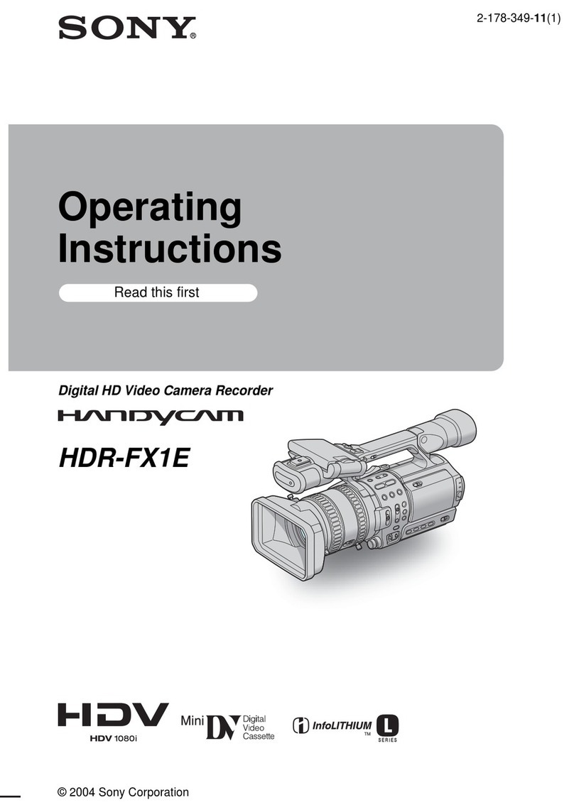 Sony Handycam HDR-FX1E User manual