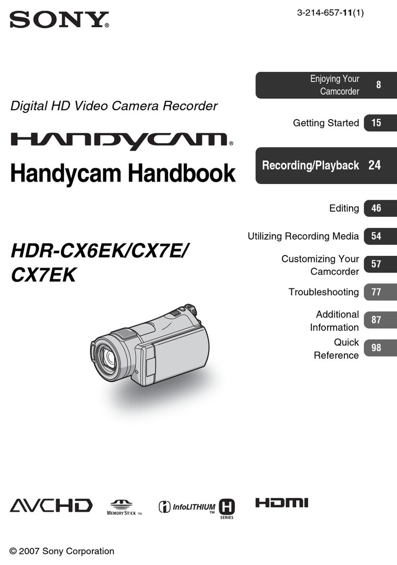 Sony Handycam HDR-CX7E User manual