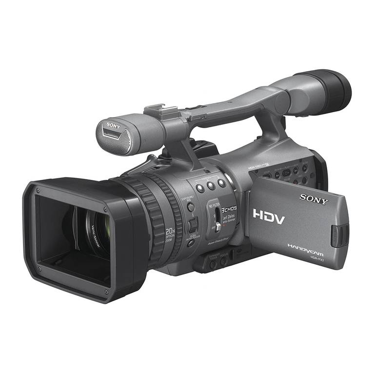 Sony Handycam HDR-FX7 User manual