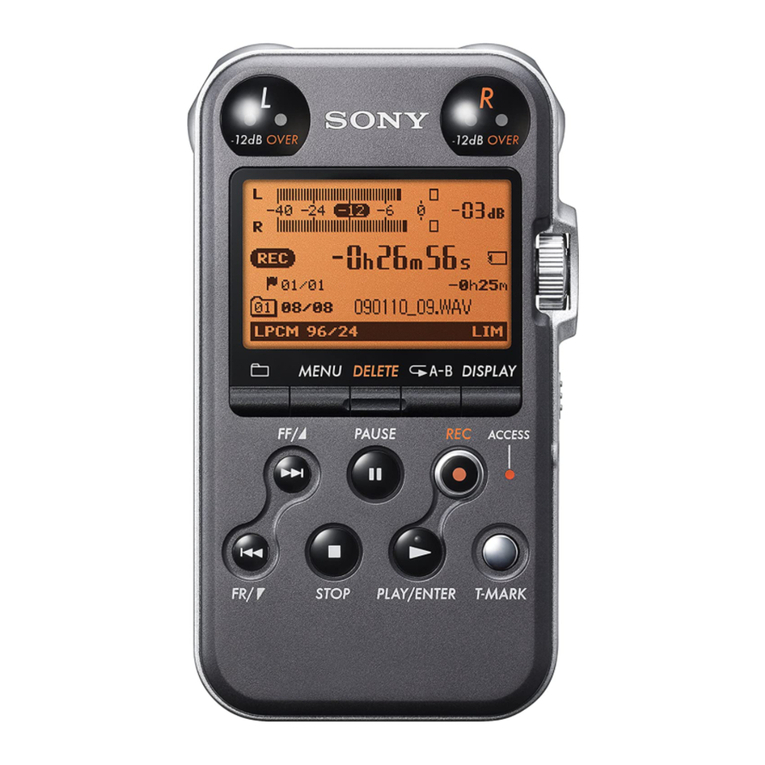 Sony PCM-M10 User manual