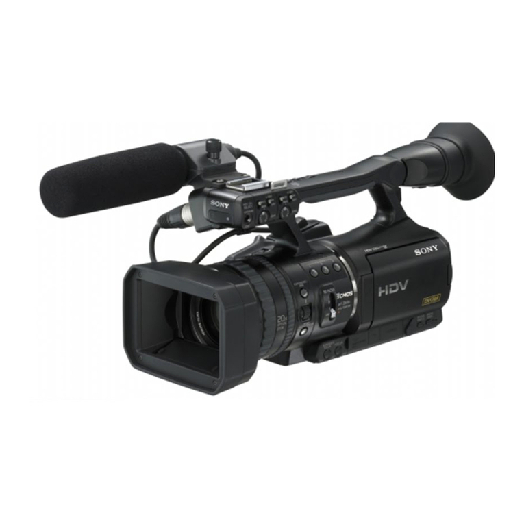 Sony HVR-V1E User manual