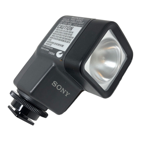 Sony HVL-10DC operating instructions