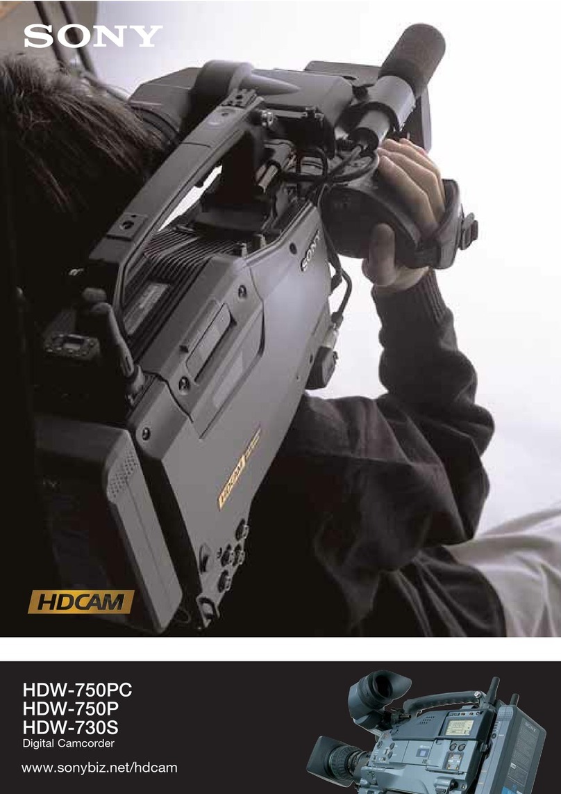 Sony Digital HDVS HDCAM HDW-730S User manual