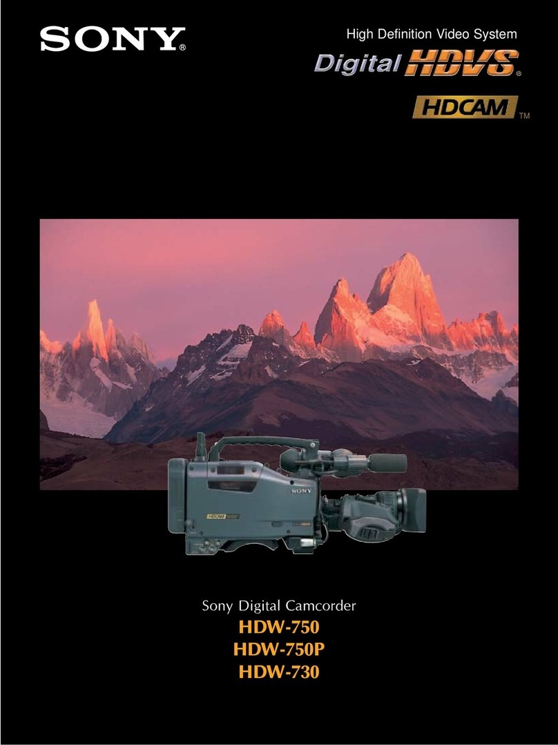 Sony HDCAM HDW-730 User manual