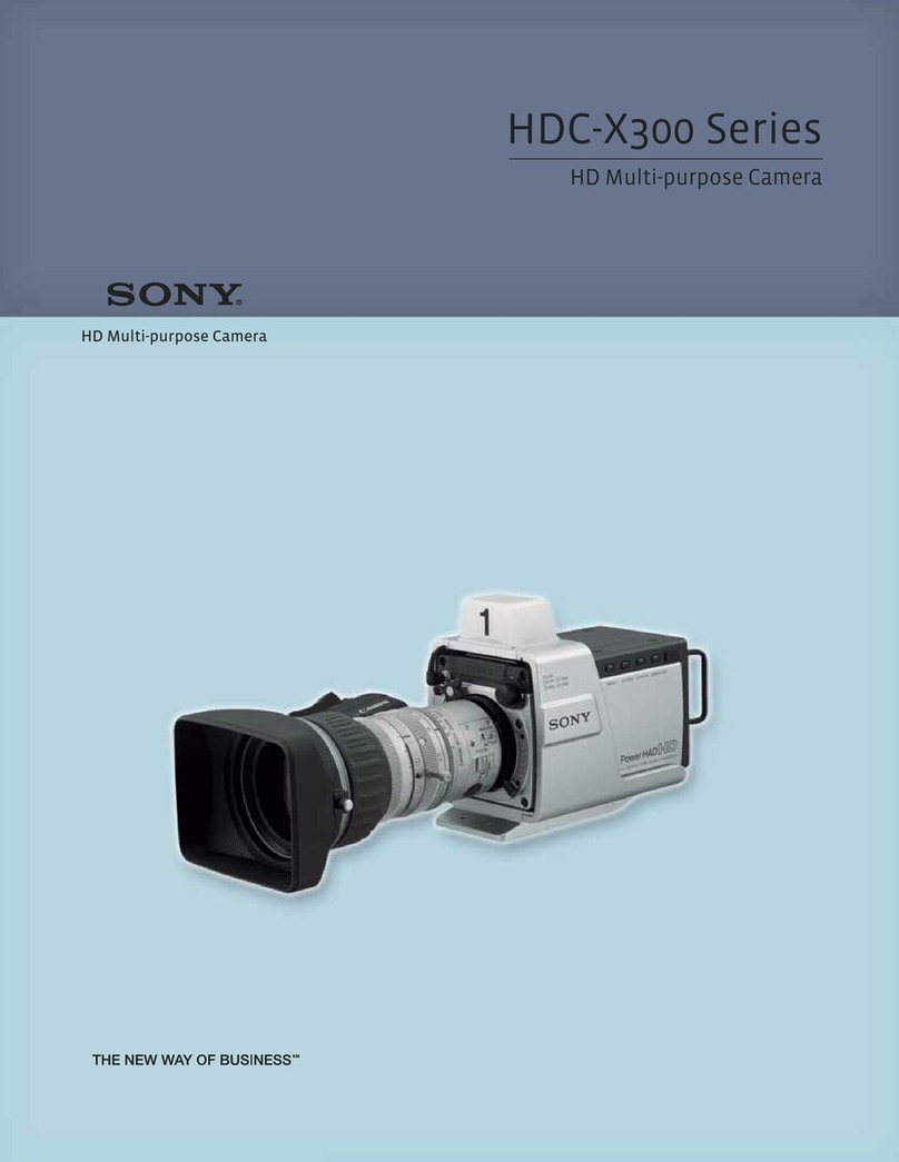 Sony HDC-X300 user manual