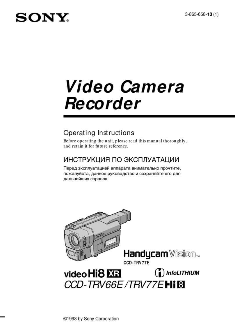 Sony Handycam Vision CCD-TRV77E User manual