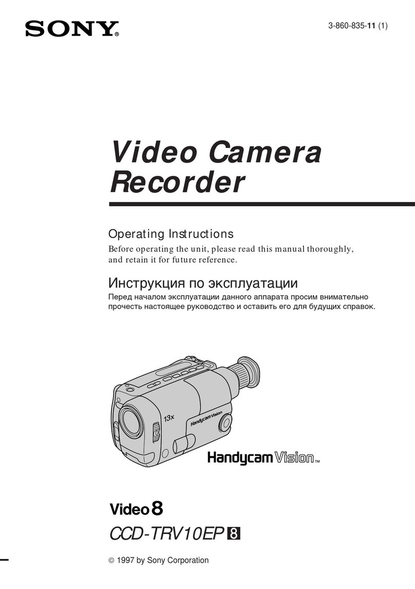 Sony Handycam Vision CCD-TRV10EP User manual