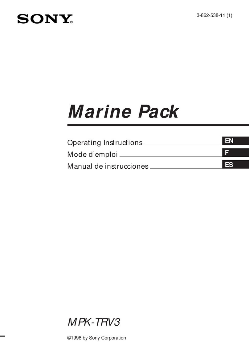 Sony MPK-TRV3 User manual Sony MPK-TRV3 User manual