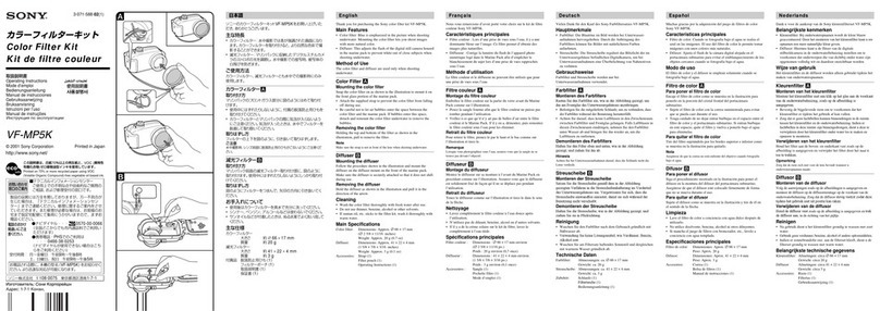Sony VF MP5K User manual Sony VF MP5K User manual