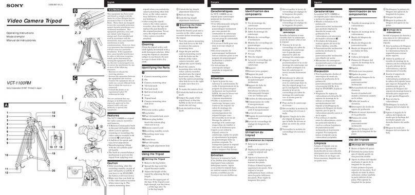 Sony VCT-1100RM User manual