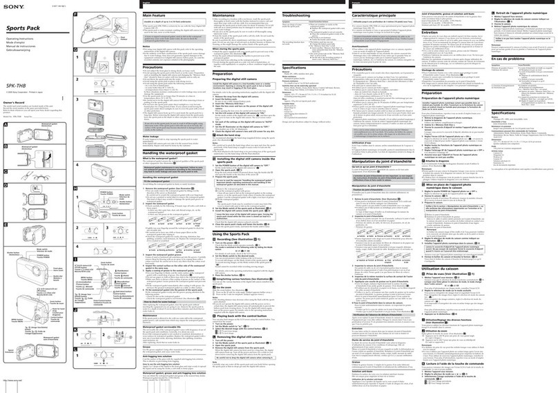 Sony SPK-THB User manual