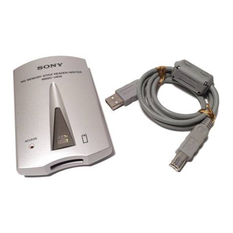 Sony MagicGate MSGC-US10 User manual