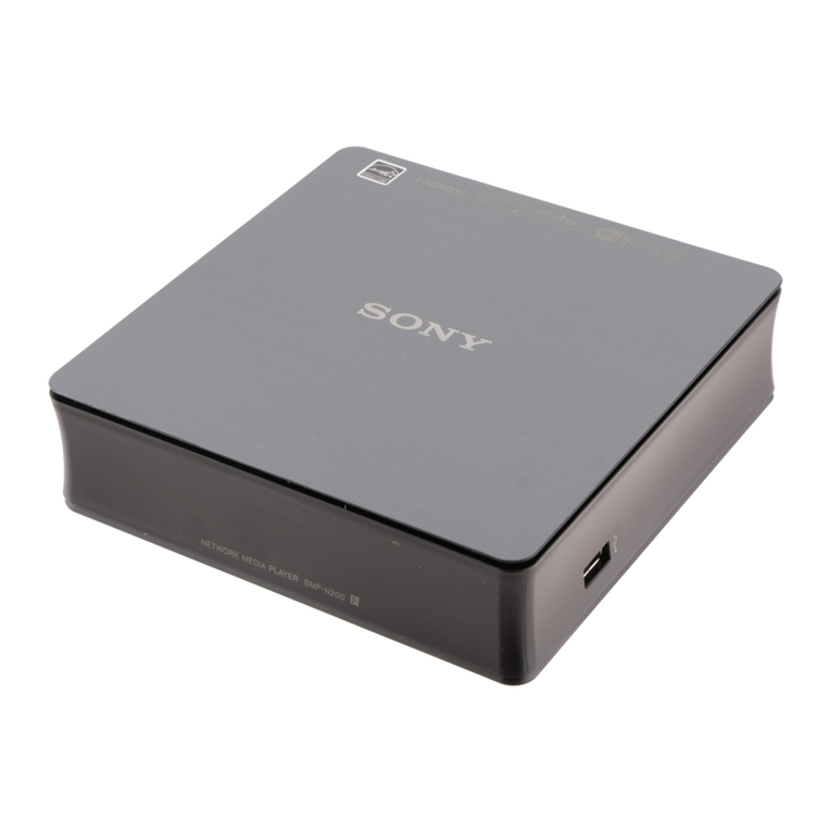 Sony SMP-N200 operating instructions