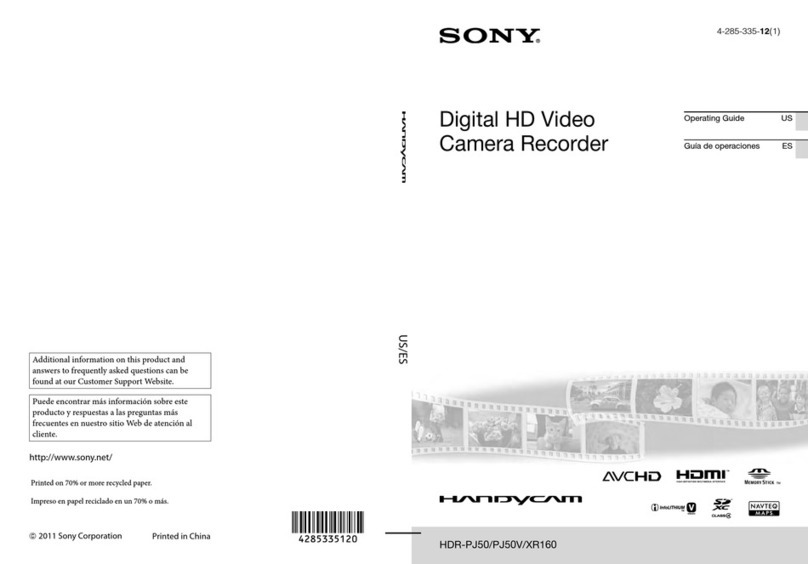 Sony PJ50V User manual