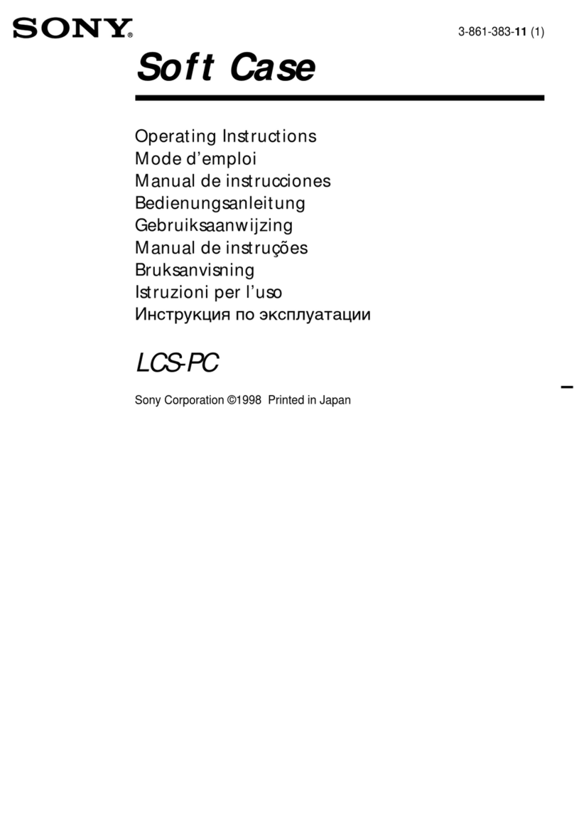 Sony LCS-PC User manual