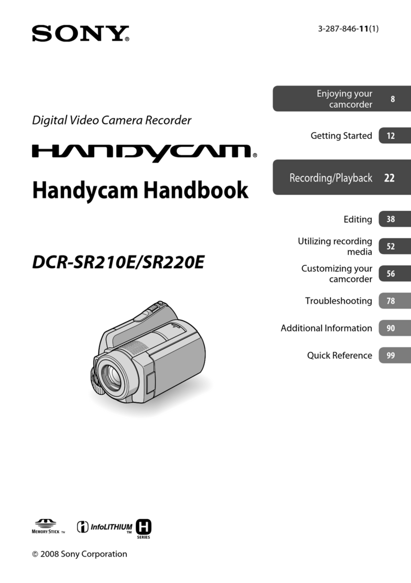 Sony Handycam DCR-SR210E User manual