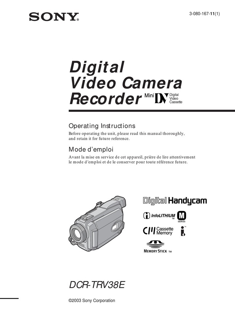 Sony Handycam DCR-TRV38E User manual