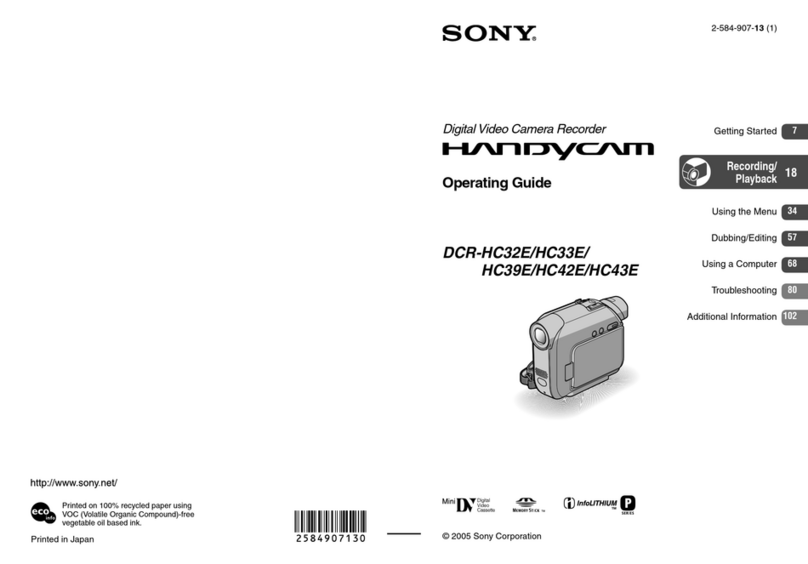 Sony Handycam DCR-HC32E operating guide