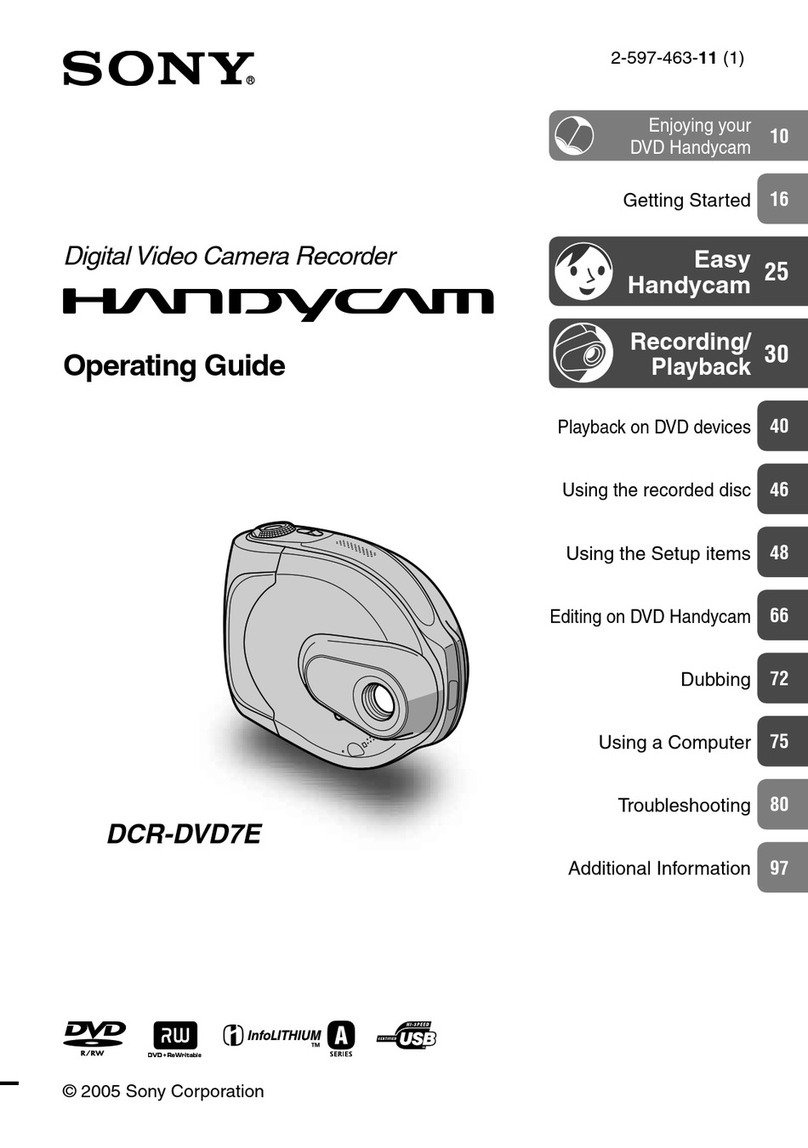 Sony Handycam DCR-DVD7E User manual