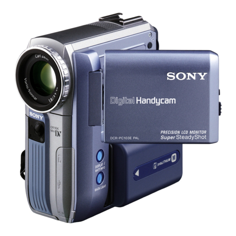 Sony Handycam DCR-PC103E User manual Sony Handycam DCR-PC103E User manual