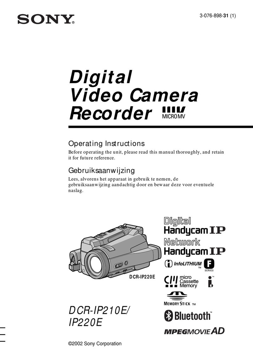 Sony DCR-IP210E User manual