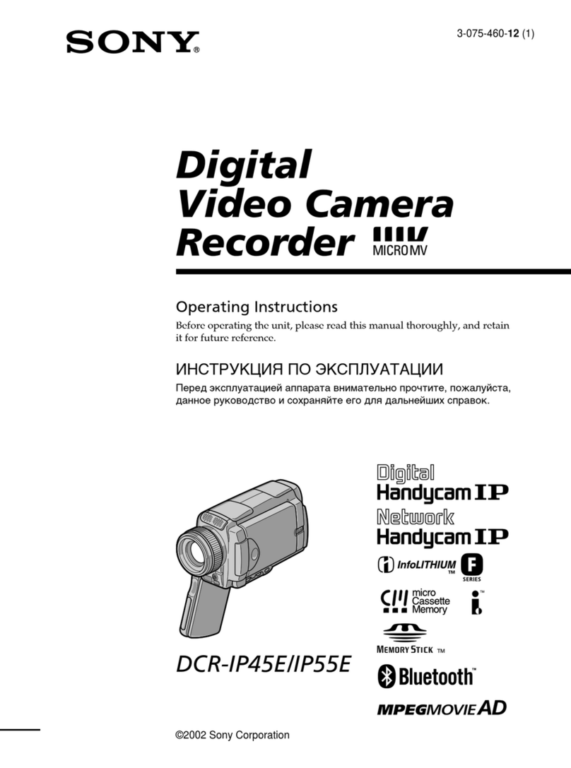 Sony Handycam DCR-IP45E User manual