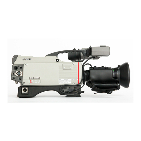 Sony DXC-3000 User manual