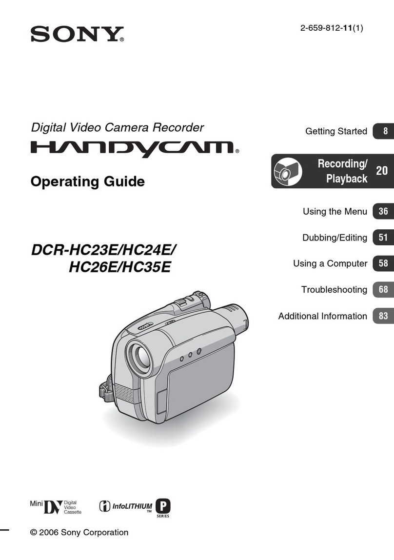 Sony Handycam DCR-HC26E User manual