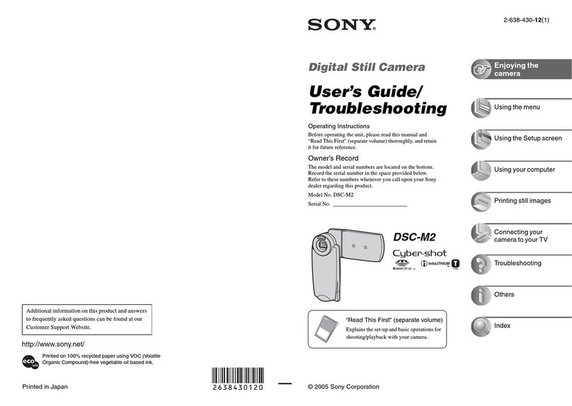 Sony DSC-M2 Operating instructions