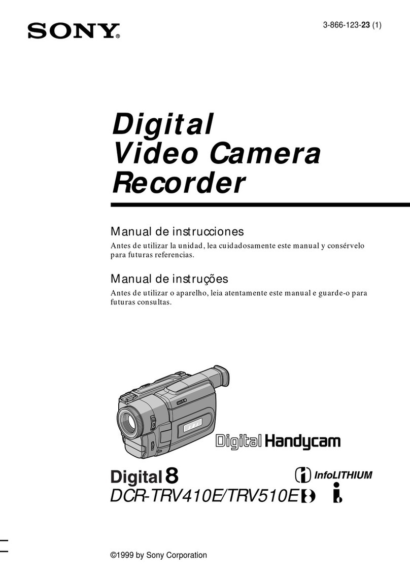 Sony D8 Digital Handycam DCR-TRV410E User manual