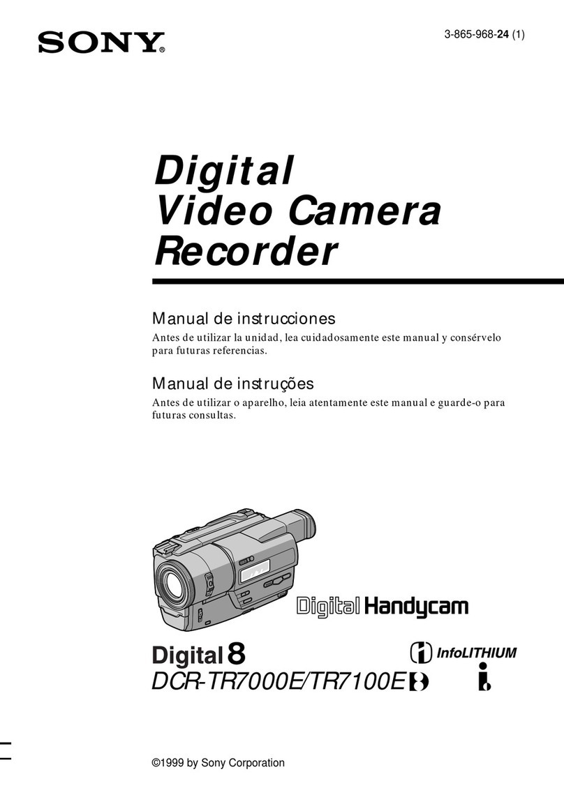 Sony DIGITAL HANDYCAM DCR-TR7000E instruction manual