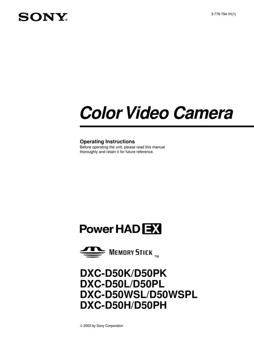 Sony DCX-D50H operating instructions