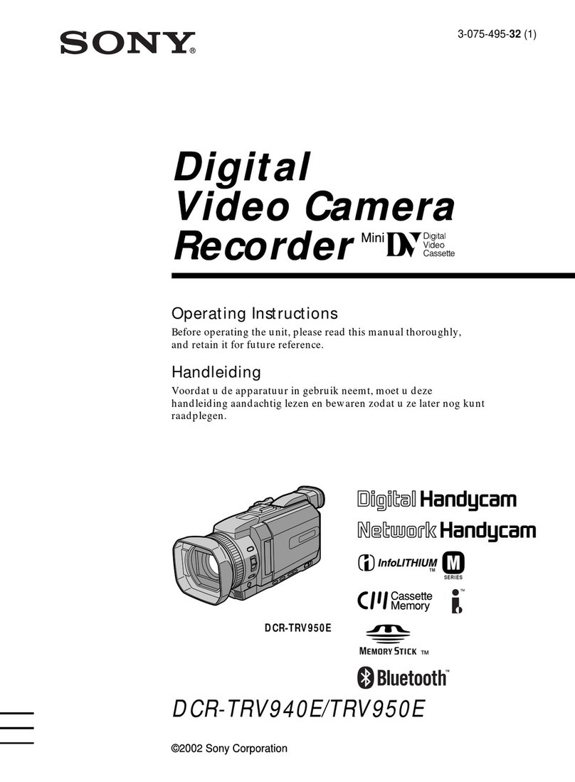Sony Handycam DCR-TRV950E operating instructions