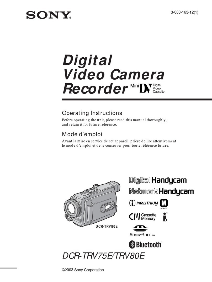 Sony Handycam DCR-TRV75E User manual Sony Handycam DCR-TRV75E User manual