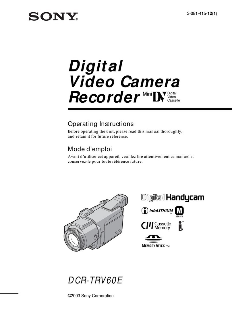 Sony Handycam DCR-TRV60E User manual