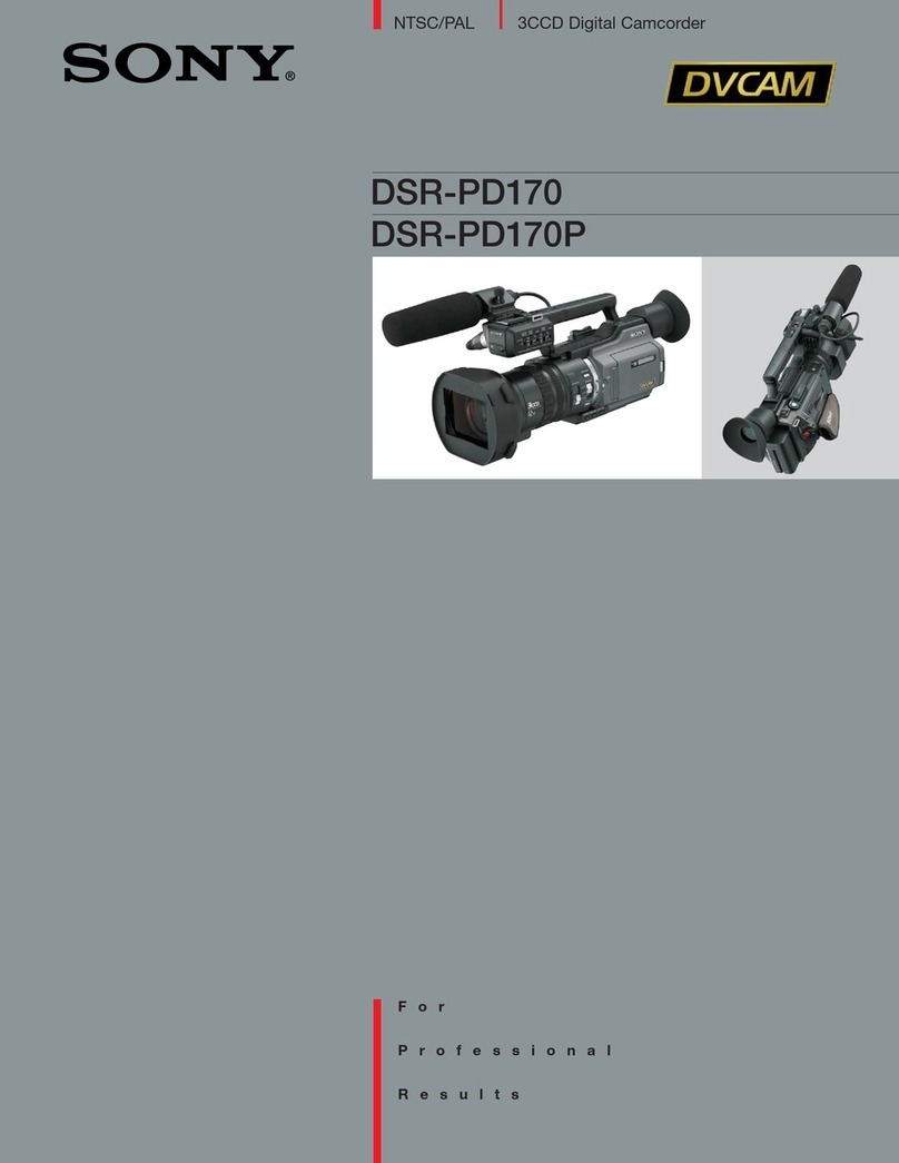 Sony DVCAM DSR-PD170P Brochure & specs