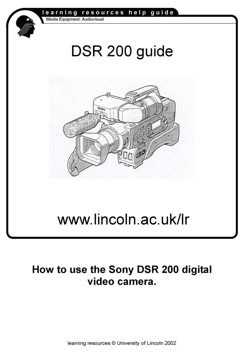 Sony DSR 200 User manual