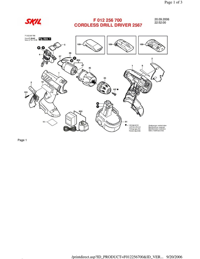 Skil 2567 User manual
