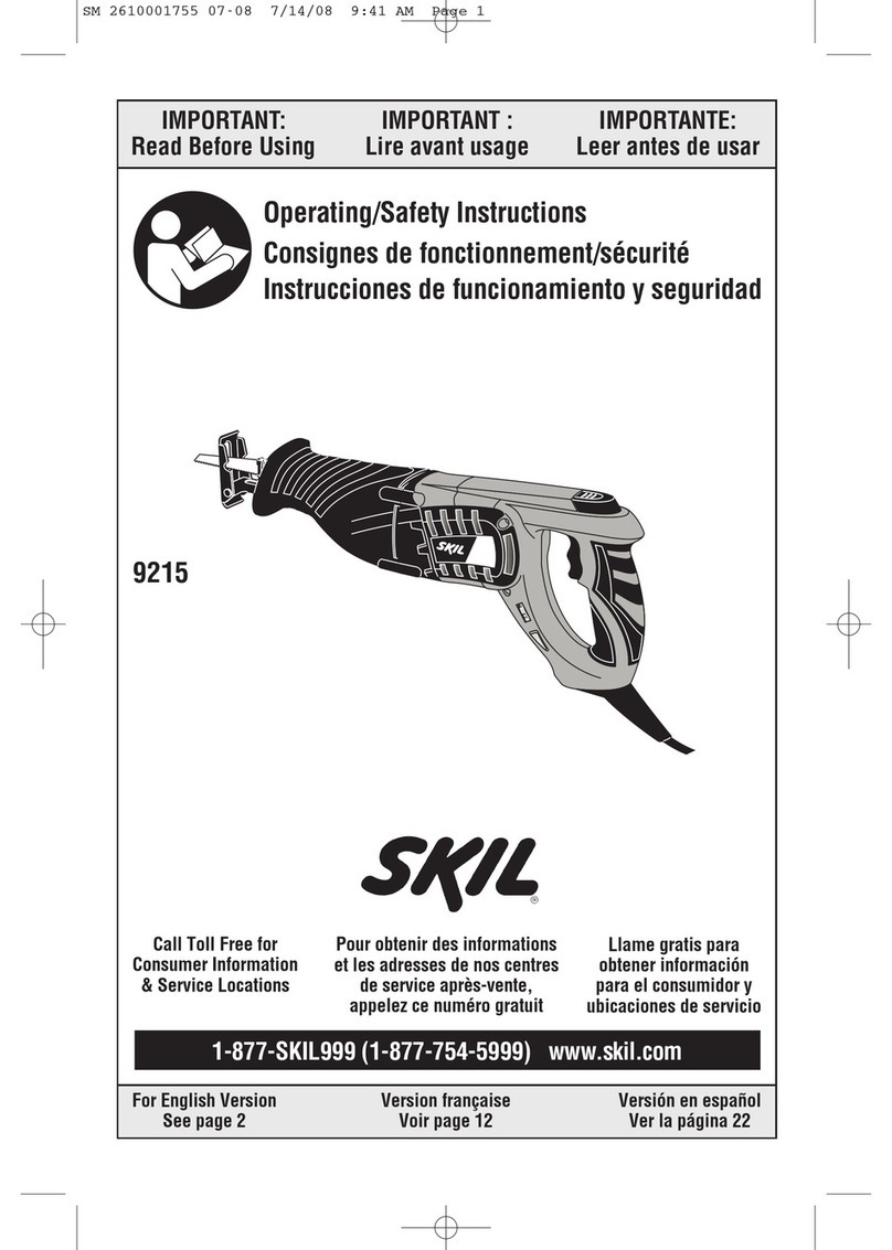 Skil 9215 Assembly instructions