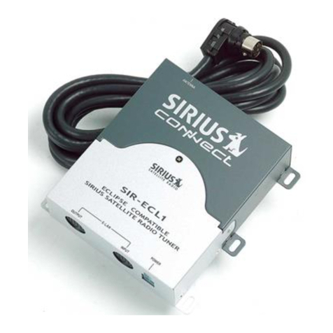 Sirius Satellite Radio SIR-ECL1 installation guide