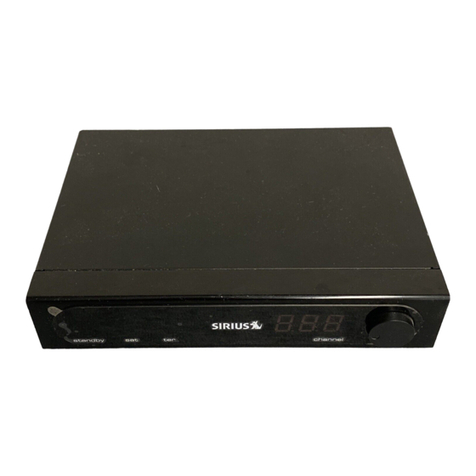 Sirius Satellite Radio SCH2P User manual Sirius Satellite Radio SCH2P User manual