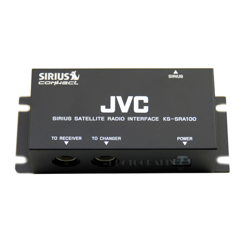 JVC KSSRA100 - Vehicle Sirius Satellite Radio... Guide