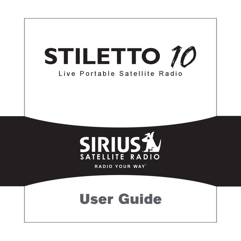 Sirius Satellite Radio 10 user guide