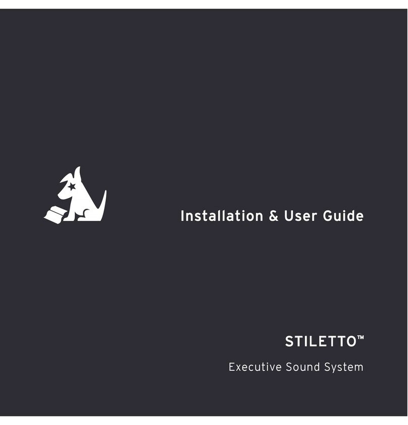 Sirius Satellite Radio stiletto-SLEX2 10/100 Installation and user guide