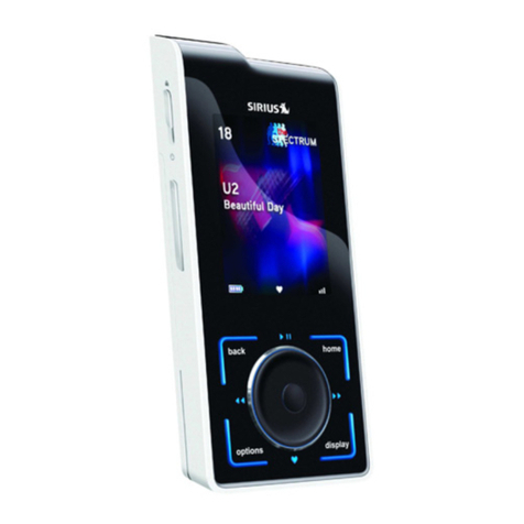 Sirius Satellite Radio SlV1 user guide